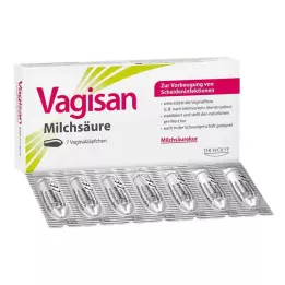 VAGISAN Mjölksyra vaginalsuppositorier, 7 st