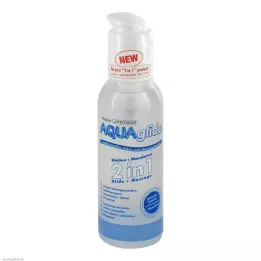 AQUAGLIDE 2-i-1 glidmedel och massageapparat, 125 ml