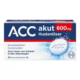 ACC Akuta 600 brusande tabletter, 20 timmar