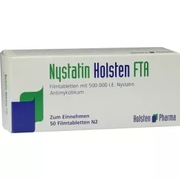NYSTATIN Holsten Film -Coated Tablets, 50 st