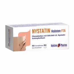 NYSTATIN Holsten filmdragerade tabletter, 50 st