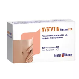 NYSTATIN Holsten filmdragerade tabletter, 100 st