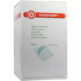 NOBATAMP-sterilt tamponadbandage 1 cmx5 m, 15 st