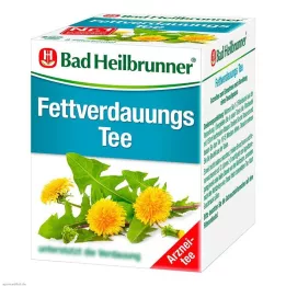BAD HEILBRUNNER Tefilterpåsar med fettnedbrytning, 8X1,8 g