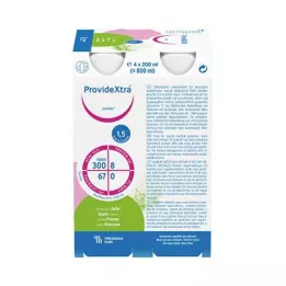 PROVIDE Xtra Drink Apfel Drinking Bottle, 4x200 ml