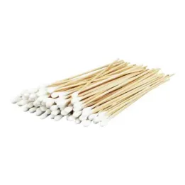 Bomullssticka med bomullshuvud 15cm H, 100 st