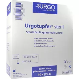 URGOTUPFER plommonstor steril 2+3, 200 st