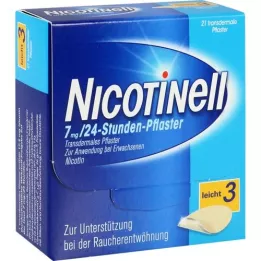 NICOTINELL 7 mg/24-timmars gips 17,5 mg, 21 st