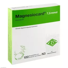 MAGNESIOCARD 7,5 mmol brustabletter, 100 st