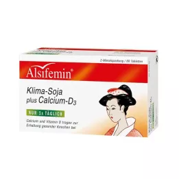 ALSIFEMIN Climate-Soja plus Calcium D3 tabletter, 60 st