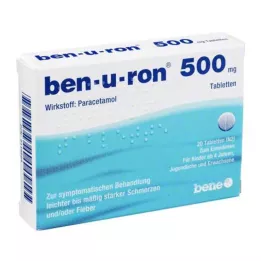 BEN-U-RON 500 mg tabletter, 20 st