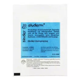 ALUDERM Barnkompresser 6x6 cm, 1 st