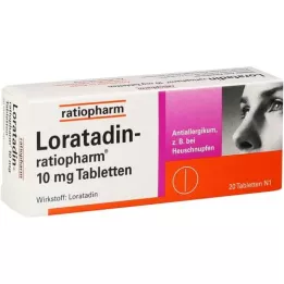 Loratadin-ratiopharm 10 mg tabletter, 20 st