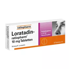 LORATADIN-ratiopharm 10 mg tabletter, 20 st