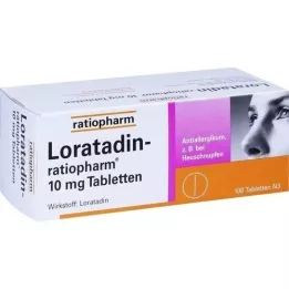 Loratadin-ratiopharm 10 mg tabletter, 100 st