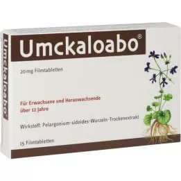 UMCKALOABO 20 mg filmbelagda tabletter, 15 st