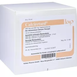 CALCIRETARD Ampoules, 25x10 ml