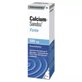 CALCIUM SANDOZ forte brustabletter, 20 st