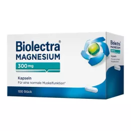 BIOLECTRA Magnesium 300 mg kapslar, 100 st