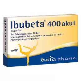 IBUBETA 400 akuta filmdragerade tabletter, 10 st