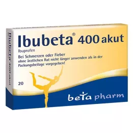 IBUBETA 400 akuta filmdragerade tabletter, 20 st