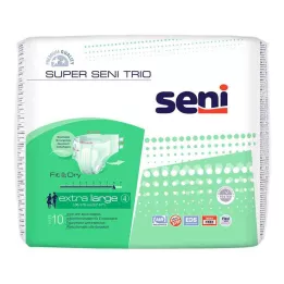 SUPER SENI Trio inkontinensbyxor storlek 4 XL, 10 st