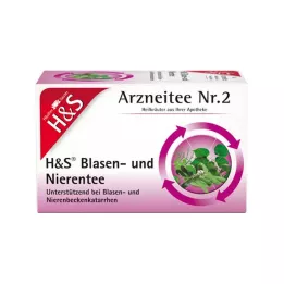 H&S Tefilterpåsar för urinblåsa och njure, 20X2,0 g