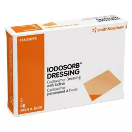 IODOSORB Förband, 5X5 g