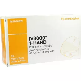 OPSITE IV 3000 9x12 cm transparent kanylfixering, 50 st