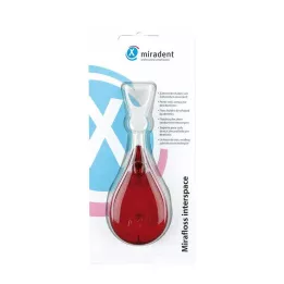 Miradent Mirafloss Interspace rödvit, 1 st