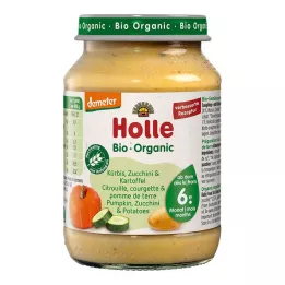 HOLLE Zucchini och pumpa med potatis, 190 g