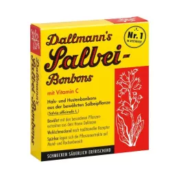 DALLMANNS Sage Bonbons med Vit.C., 20 st