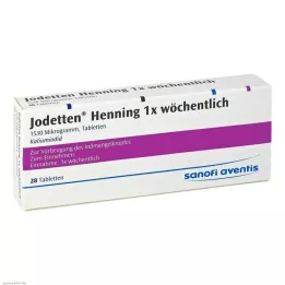 JODETTEN Henning 1x veckotabletter, 28 st