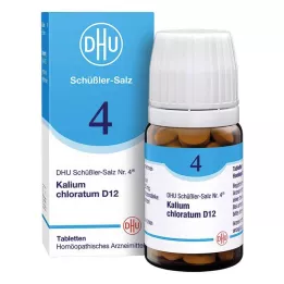 BIOCHEMIE DHU 4 st Kalium chloratum D 12 tabletter, 80 st