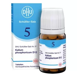 BIOCHEMIE DHU 5 Kalium phosphoricum D 12 tabletter, 80 st