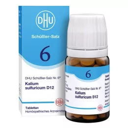 BIOCHEMIE DHU 6 Kalium sulfuricum D 12 tabletter, 80 st