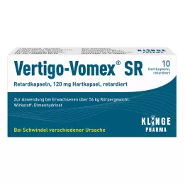 VERTIGO-VOMEX SR Kapslar med fördröjd frisättning, 10 st