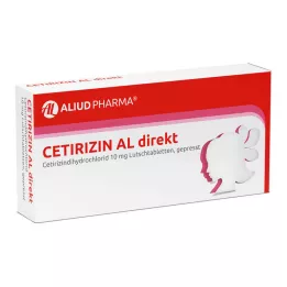 CETIRIZIN AL direktpastiller, 7 st