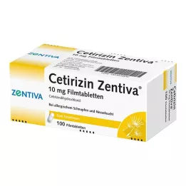 CETIRIZIN Zentiva 10 mg filmdragerade tabletter, 100 st