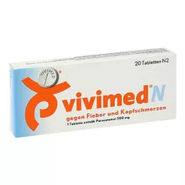VIVIMED N mot feber och huvudvärkstabletter, 20 st