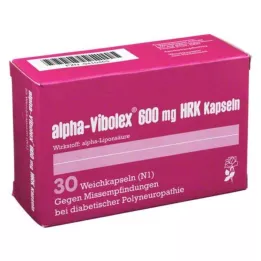 ALPHA VIBOLEX 600 mg HRK mjuka kapslar, 30 st
