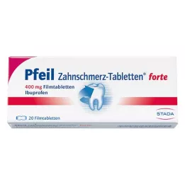 PFEIL Tandvärkstabletter forte filmdragerade tabletter, 20 st