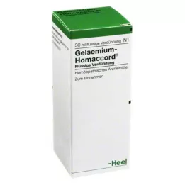 GELSEMIUM HOMACCORD Droppar, 30 ml
