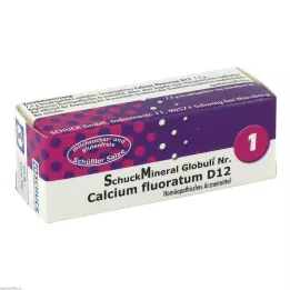 SCHUCKMINERAL Globuli 1 Kalciumfluoratum D12, 7,5 g
