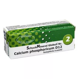 SCHUCKMINERAL Globuli 2 kalciumfosforicum d 12, 7,5 g