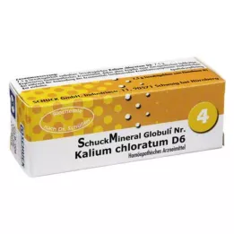 SCHUCKMINERAL Globuli 4 kaliumkloratum D6, 7,5 g