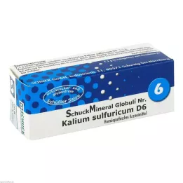 SCHUCKMINERAL Globuli 6 kalium svavelfuricum D6, 7,5 g