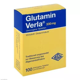 GLUTAMIN VERLA dragerade tabletter, 100 st