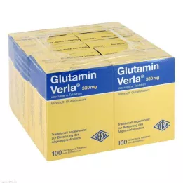 GLUTAMIN VERLA dragerade tabletter, 1000 st