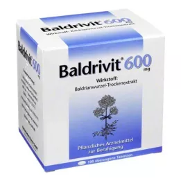 BALDRIVIT 600 mg täckta tabletter, 100 timmar